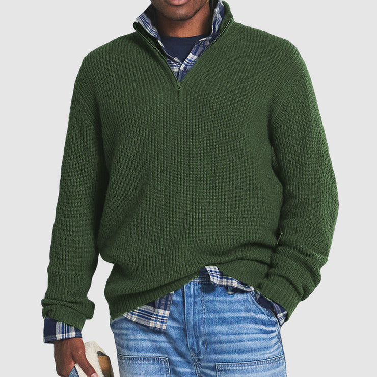 Constantine - Men's Cashmere Business Casual Zipper Sweater