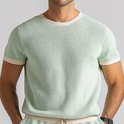 Elevate Your Summer Style with Our Ultra-Comfortable Men's Thin Woven Set - MTA1800D5P
