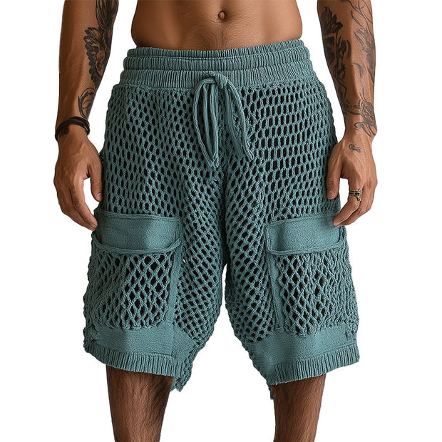 Stylish and Comfortable Men's Woven Beach Shorts for Summer Fun MTA1878D0P