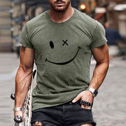 Paul - Men's Vintage Smiley  Round T-Shirt