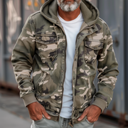 Ben - Men's Camouflage Hooded Multi-pocket Cargo Jacket