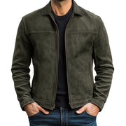 Andro - Men's Zipper Leather Jacket