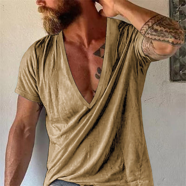 Marco - Men's V-Neck Short-Sleeved T-Shirt