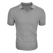 Jerwin - Men's Lapel Short Sleeve Polo Shirt