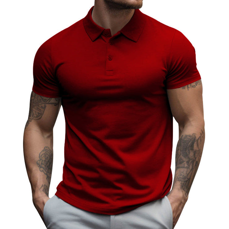 Allan - Men's Slim Lapel Casual Polo Shirt