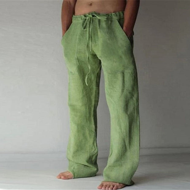 Benjamin - Men's Solid Color Linen Casual Pants