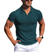 Jerwin - Men's Lapel Short Sleeve Polo Shirt