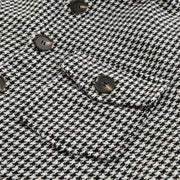 Rico - Men's Vintage Houndstooth Single Breasted Jacket