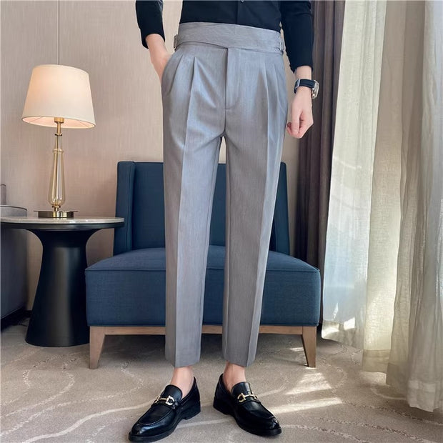 Charles - Classic Pleated Trousers