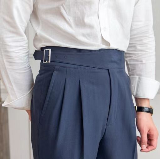 Charles - Classic Pleated Trousers