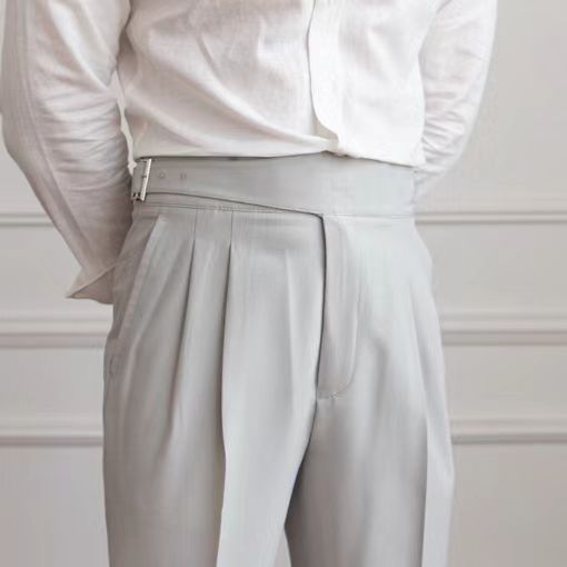 Charles - Classic Pleated Trousers