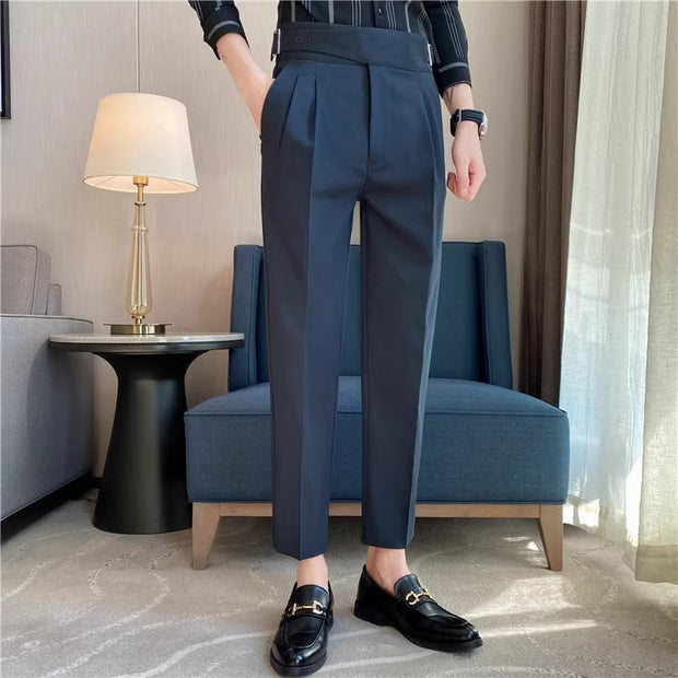 Charles - Classic Pleated Trousers