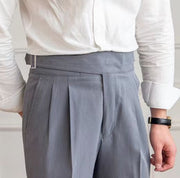 Charles - Classic Pleated Trousers