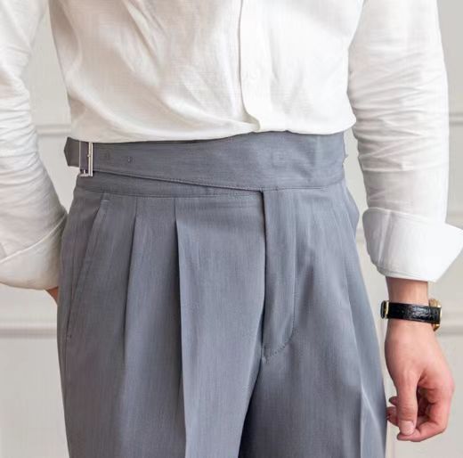 Charles - Classic Pleated Trousers