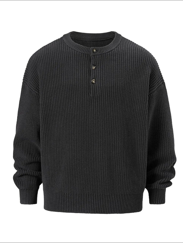 Jimmy - Round Neck Long Sleeve Sweater
