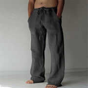 Benjamin - Men's Solid Color Linen Casual Pants