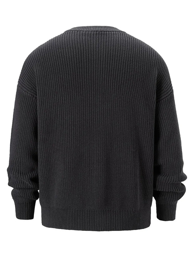 Jimmy - Round Neck Long Sleeve Sweater