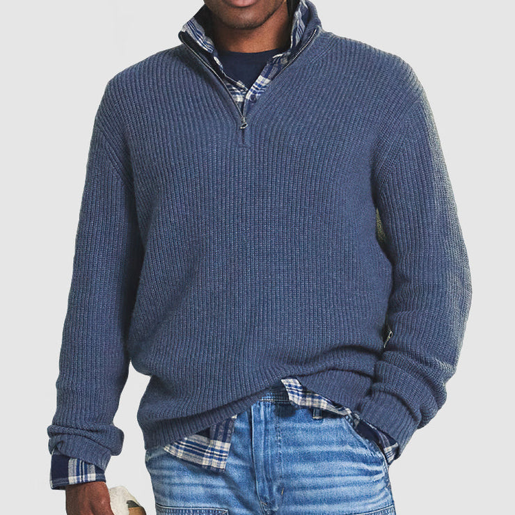 Constantine - Men's Cashmere Business Casual Zipper Sweater