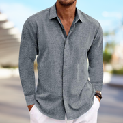 Michael - Men's Casual Loose Long Sleeve Shirt