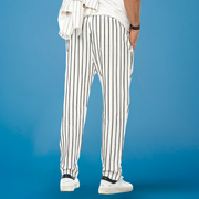 Niven - Men's Striped Straight Loose Trendy Casual Trousers