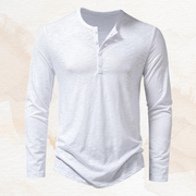 Gabriel - Men's Henley Collar Long Sleeve T-Shirt