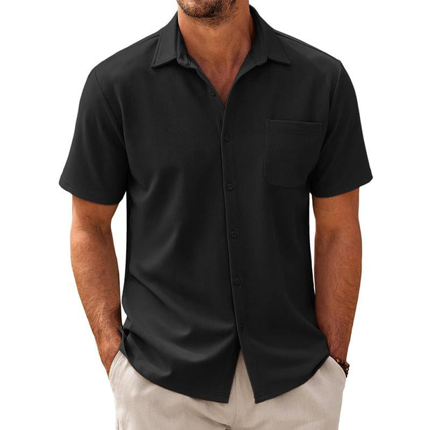 Ed - Men's Casual Cotton Blend Buttons Shirt