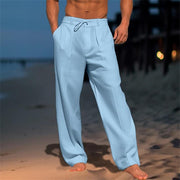 Leo - Men's Solid Color Vacation Pants