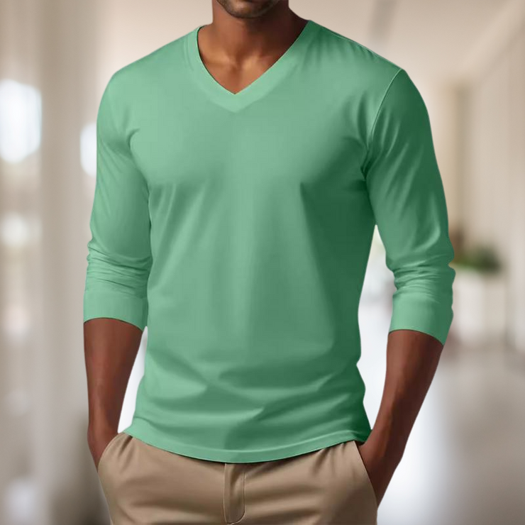 Jonathan - Men's Casual Cotton Blended Slim Fit T-shirt