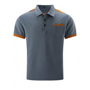 Sergei - Men's Chest Pocket Polo Shirt