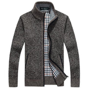 Iker – Men's Fleece-Lined Knit Cardigan