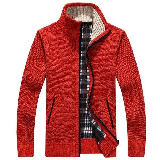 Iker – Men's Fleece-Lined Knit Cardigan