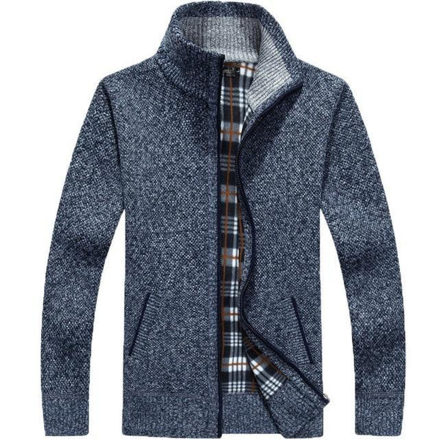 Iker – Men's Fleece-Lined Knit Cardigan